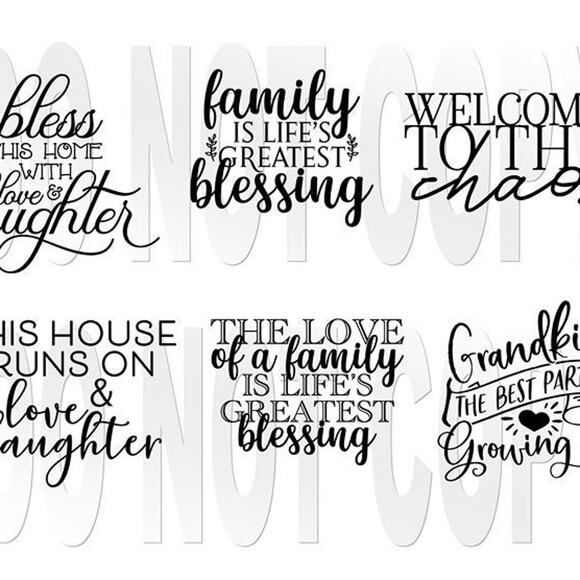 DIY - Family Print (Choose Your Quote) - Picture 4 of 5